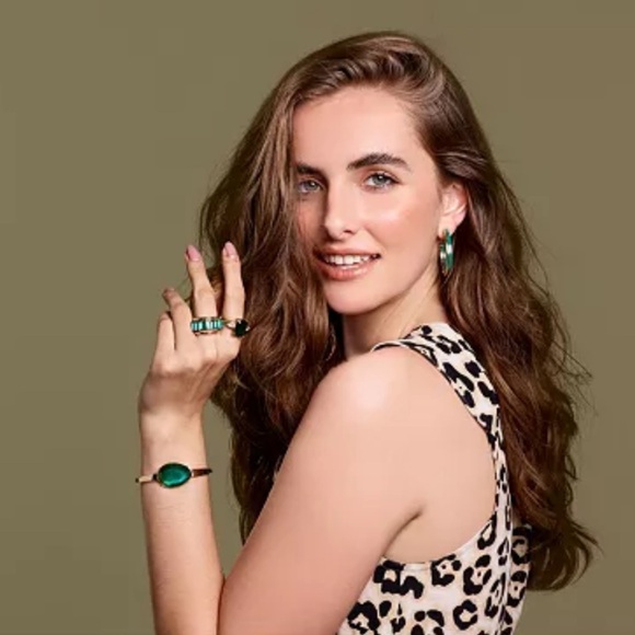 Charter Club Emerald Cut Crystal Ring Plate, Gold - Picture 10 of 11